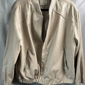 Bagatelle Men's Beige Bomber Jacket